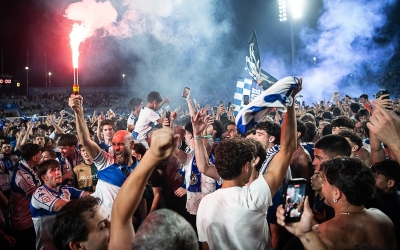 Celebració ascens Sabadell Zamora