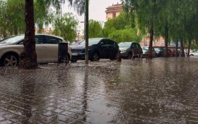 Un dia de pluja a Sabadell