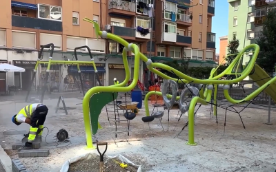 Nova zona de jocs de Llívia i Montellà |Ajuntament de Sabadell