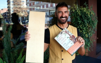 Jordi Campoy amb el premi | ACN