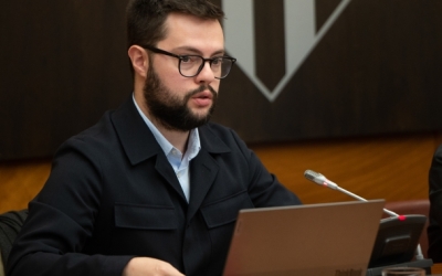 Eloi Cortés al ple municipal | Arxiu
