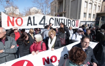 Protesta de la Plataforma contra el Quart Cinturó | Roger Benet
