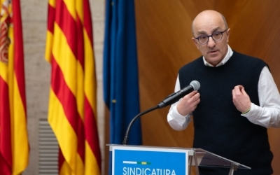 Josep Escartín, al Ple municipal