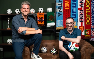 Jose Sanchis i Axel Torres durant l'últim Mundial | DAZN