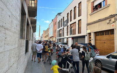 La protesta dels veïns del barri de Covadonga | Mertixell Dambrink