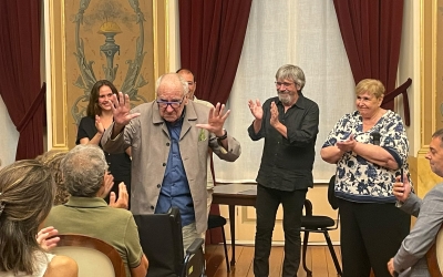 Feliu Formosa aplaudit pel públic | Pol Peiró