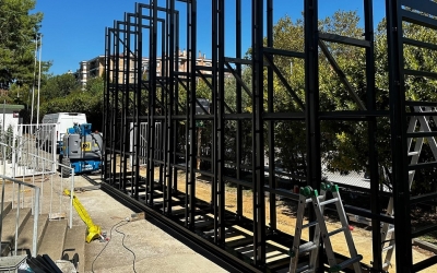 Estructura videomarcador Nova Creu Alta