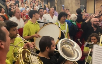 El Seguici de cloenda, dins de l'Ajuntament