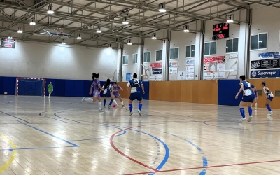Imatge de Cal Balsach en un partit del FS Sabadell Femení la temporada passada | Adrián Arroyo