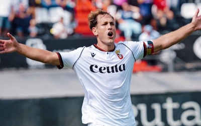 Hernández és el màxim golejador del Ceuta en el que portem de temporada | AD Ceuta