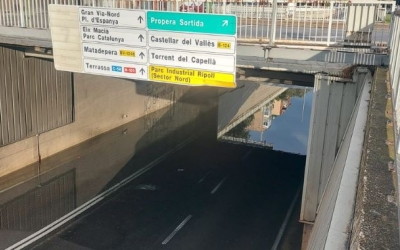 Pont de la Gran Via tancat | Núria Garcia