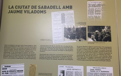 Exposició 'Treball, cultura i compromís social' de Jaume Viladoms