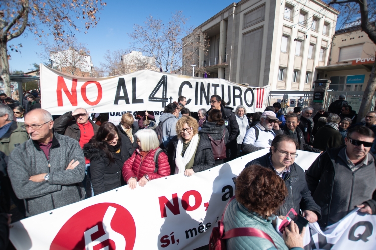 Manifestació contra el Quart Cinturó I Roger Benet