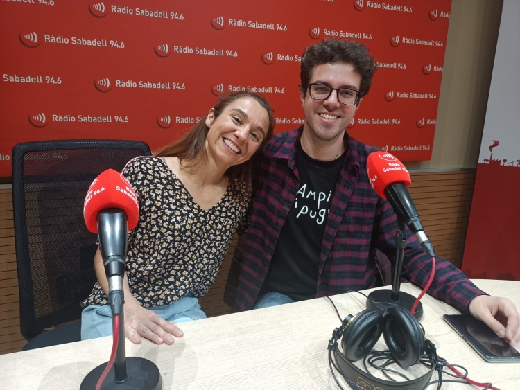 Dos dels protagonistes d'Alexandra, la pirata' al programa Al Matí | Ràdio Sabadell