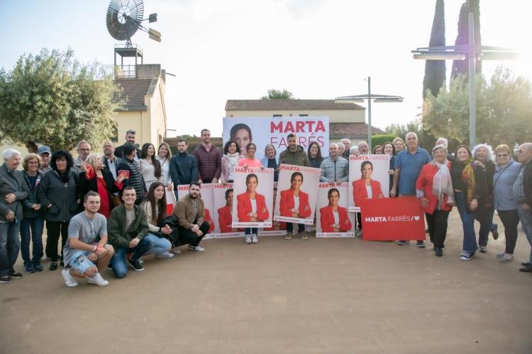 L'equip del PSC a la presentació del cartell | Roger Benet