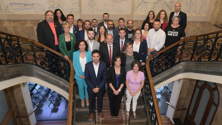 Primera foto del nou ple municipal, any 2019 | Roger Benet