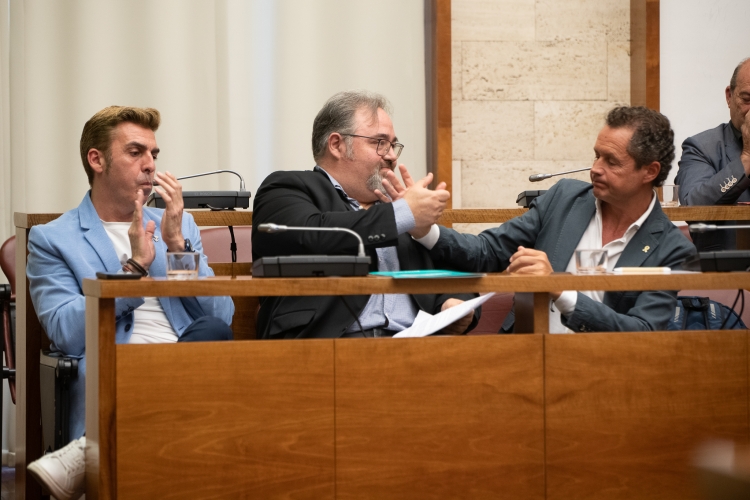 Els tres regidors de Junts per Sabadell | Roger Benet