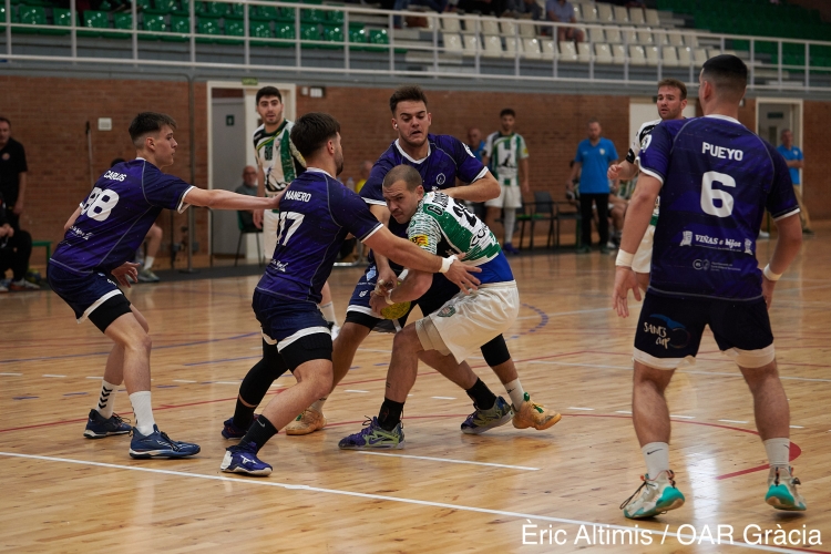 Guillem Correro en un instant del partit de quarts de final | Èric Altimis