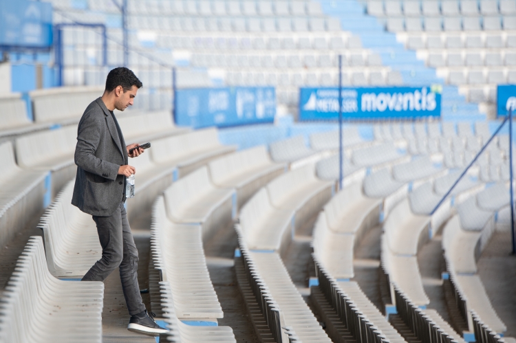 Primer dia del nou director esportiu a la Nova Creu Alta | Roger Benet