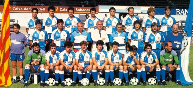 Plantilla 87/88, l'última a Primera