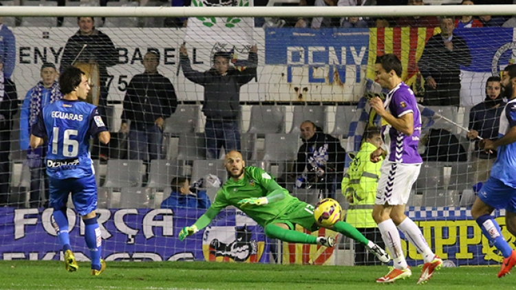 Nauzet en una de les úniques tres porteries a zero que duïa el Sabadell 14/15