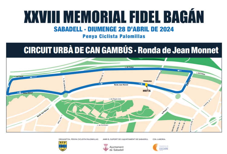 Recorregut del 28è Memorial Fidel Bagán 