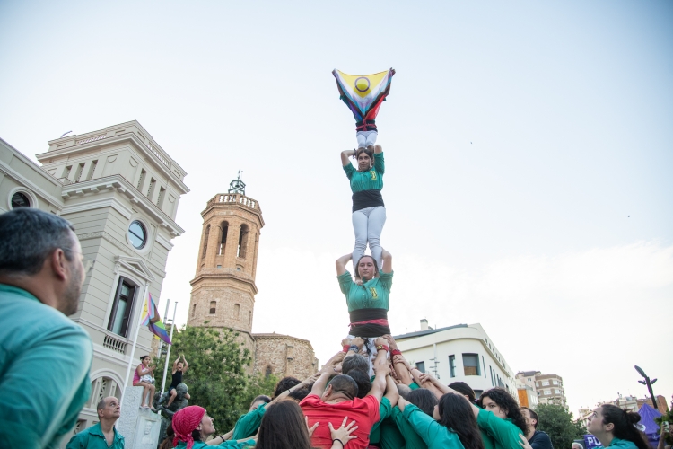 Els Saballuts, fent un pilar | Roger Benet