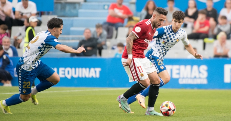 L'exarlequinat Marc Fernández en l'últim Sabadell-Nàstic | Roger Benet