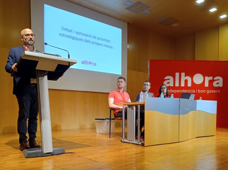 Jordi Graupera, durant el congrés | Alhora