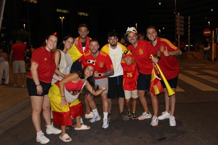 Celebració a Sabadell de l'Eurocopa