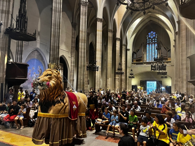 El lleó a l'altar de Sant Fèlix | Mireia Sans