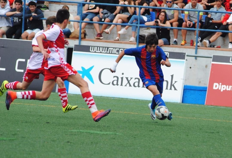 Miguelete enfrontant-se al Sabadell en edat formativa | Instagram