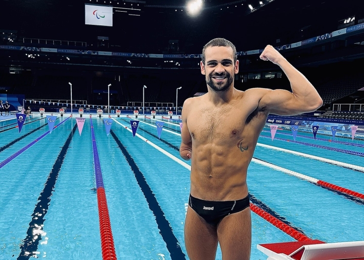 Óscar Salguero a la piscina on competirà demà | Instagram