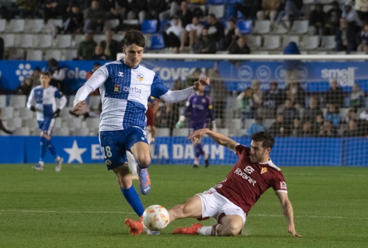 Pau Víctor, en l'últim Sabadell-Murcia