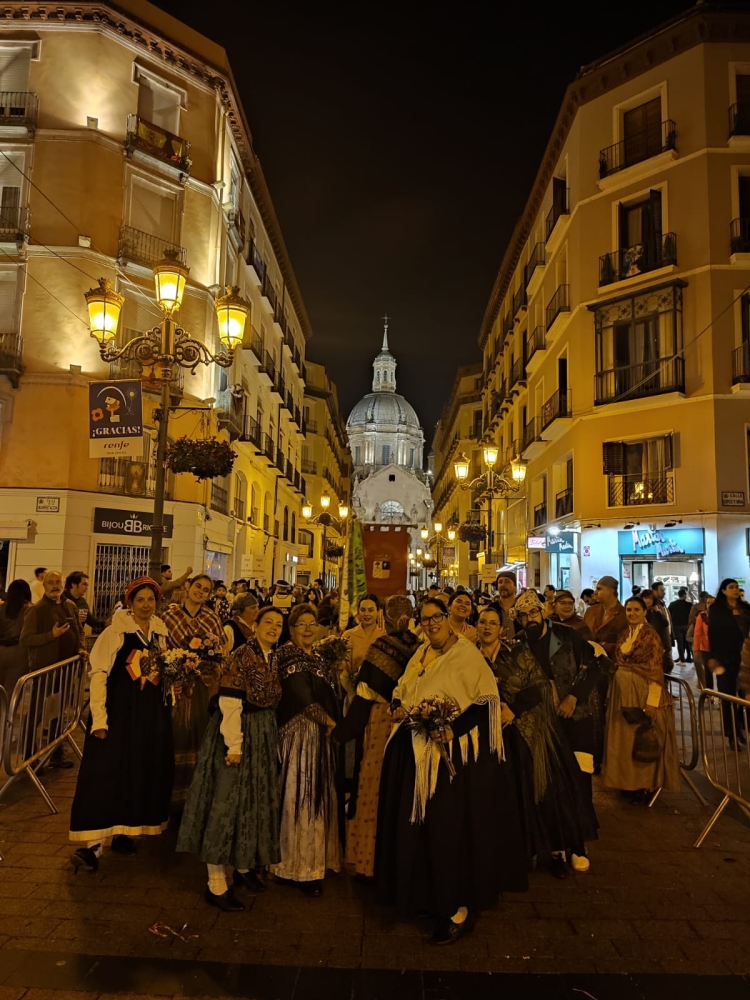 Els membres del Centro Aragonés a Saragossa