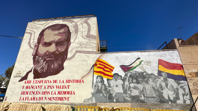 Mural dedicat a Toni Murcia