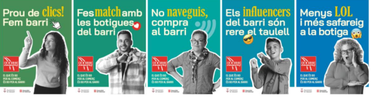 Els cartells de la campanya