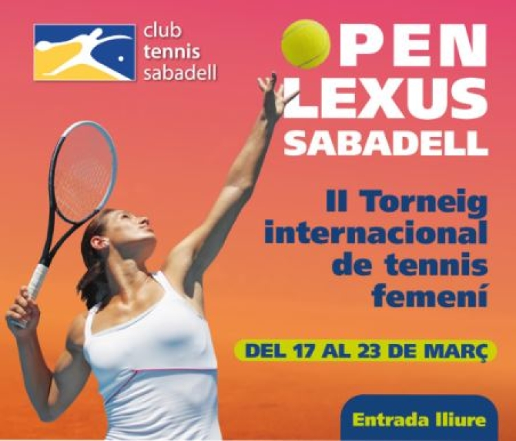 Cartell de l'Open Lexus Sabadell