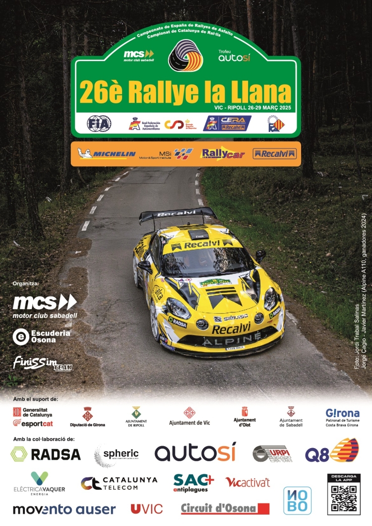 Pòster oficial de l'edició d'enguany del ral·li