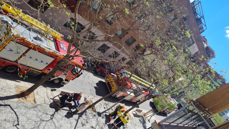 Incendi carrer Blasco de Garay