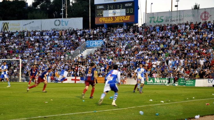 La Nova Creu Alta plena de gom a gom al Sabadell-Eibar de 2011 | CES