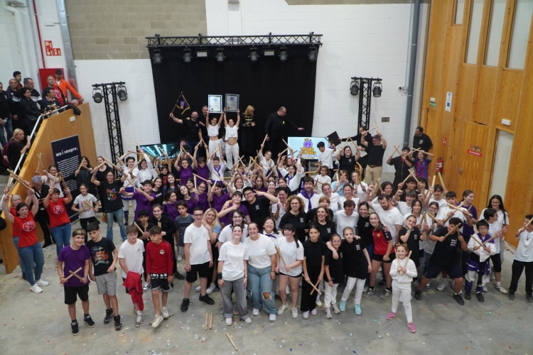 Els participants celebren el rècord