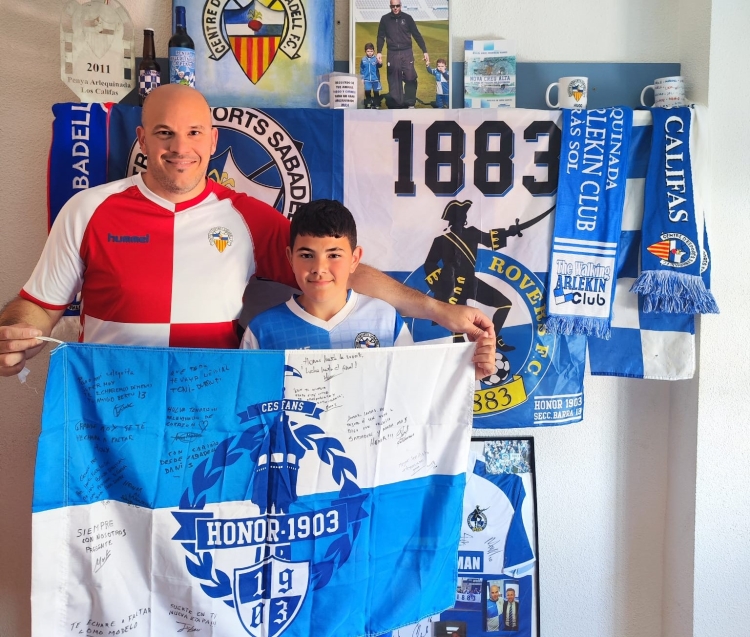 Moy i Aleix Infante en una foto recent a Huelva | Cedida