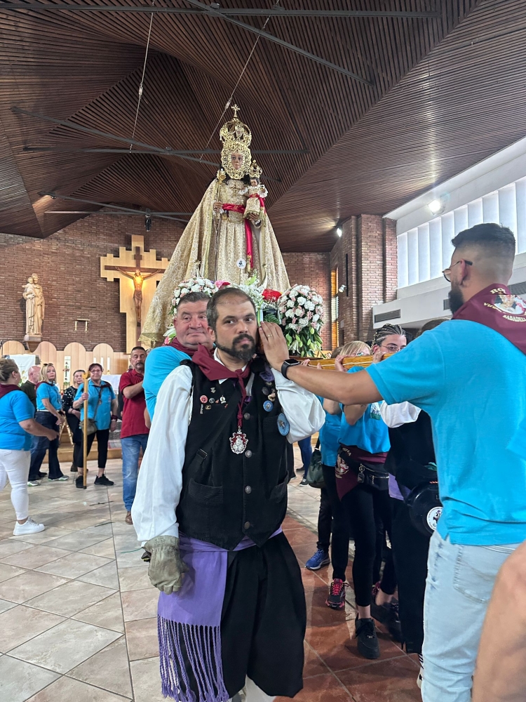 La Verge de la Fuensanta sortint de l'església del Sagrat Cor | Mireia Sans