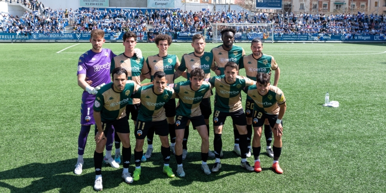 El Sabadell ja ha jugat enguany amb la segona equipació al Nou Sardenya | Roger Benet