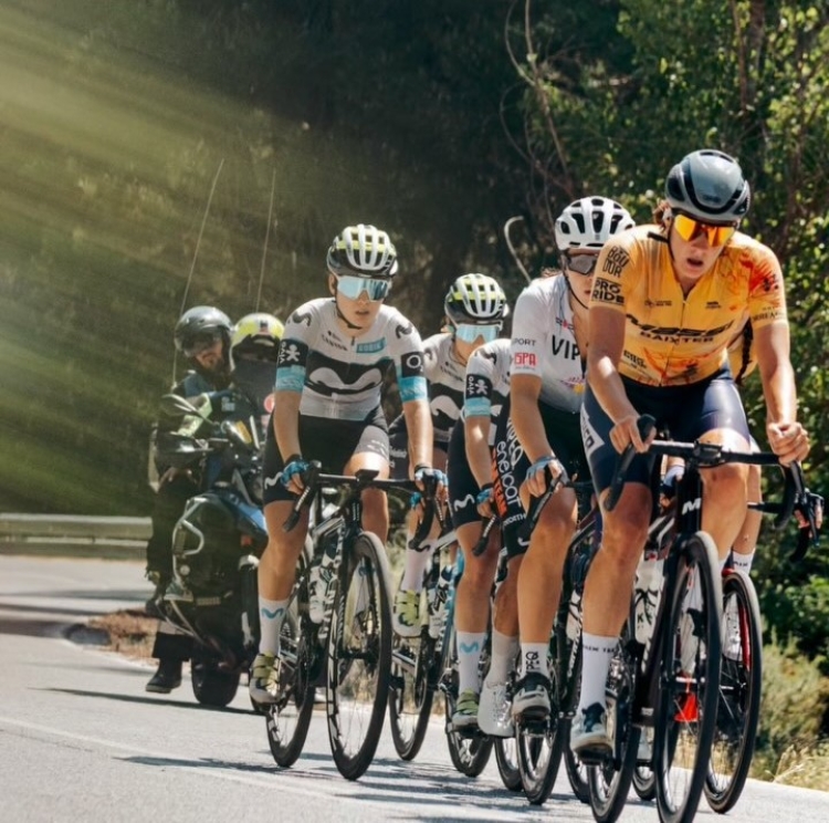 Gómez tirant del seu grup durant el Campionat d'Espanya en ruta | Massi Baix Ter