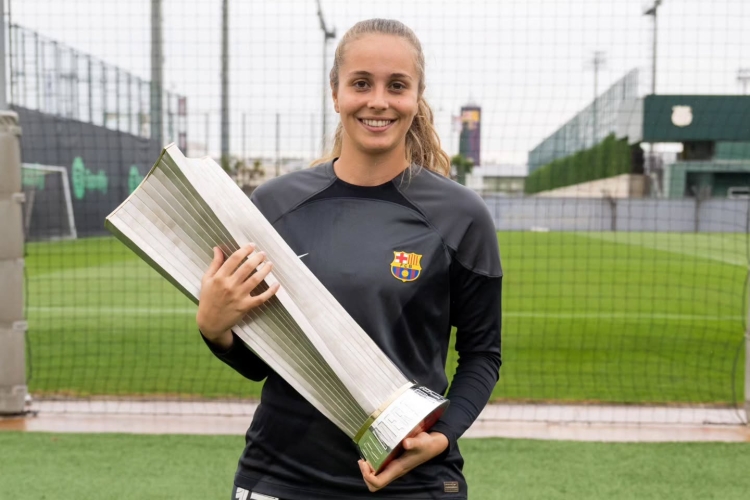 Meri Muñoz, campiona de Primera Federació amb el Barça 'B'