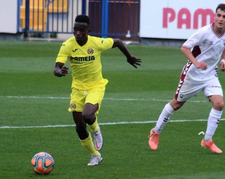 Quadri Liameed en un Villarreal-Albacete juvenil | Instagram