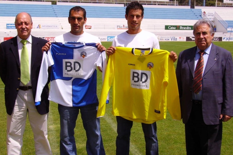 Morán sent presentat amb Jaume Berlanga l'estiu de 2006 | Arxiu RàdioSabadell