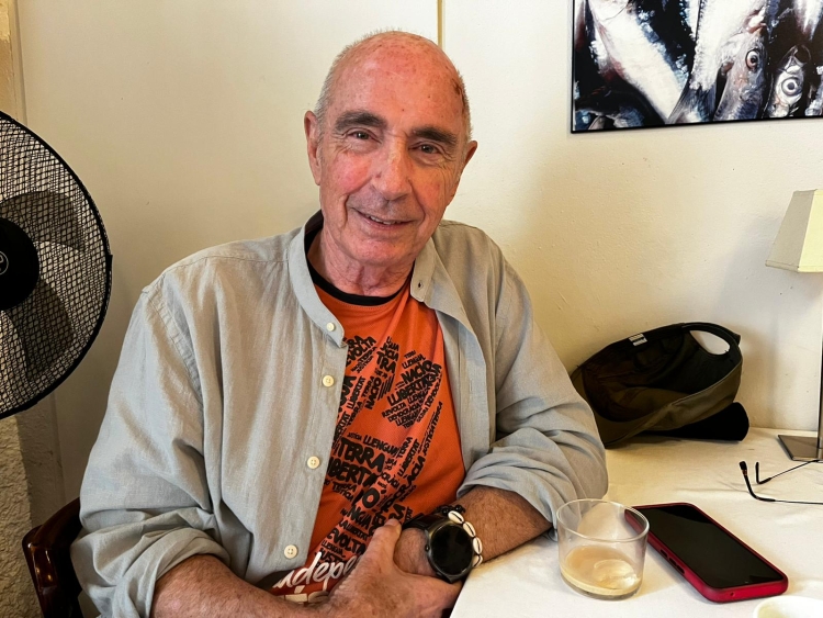 Lluís Llach en l'entrevista amb RàdioSabadell